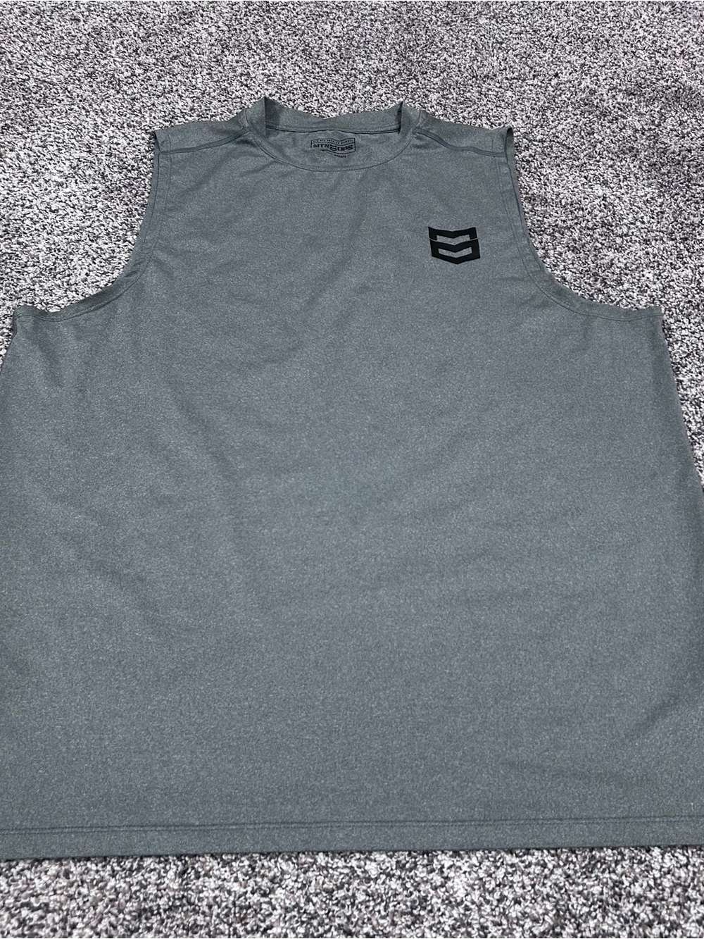 MTN OPS Mens Size XXL Performance Tank Grey Logo Outdoor Gorpcore Military